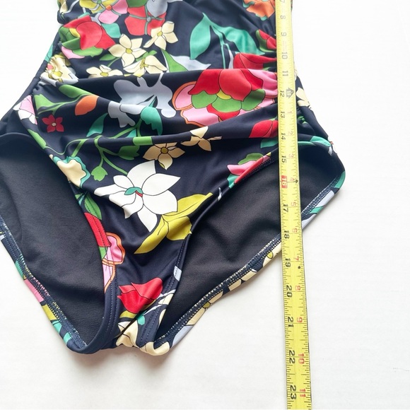 Kate Spade Floral One Piece Swimsuit - Black and Multicolor, Never Worn! No tags - Picture 14 of 14